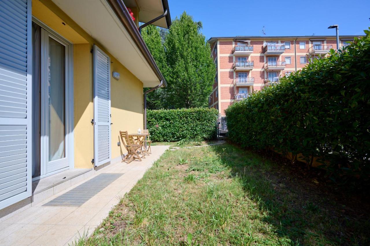 La Casa Dei Tigli - Bilocale Con Taverna E Giardino Apartment Gorgonzola Bagian luar foto